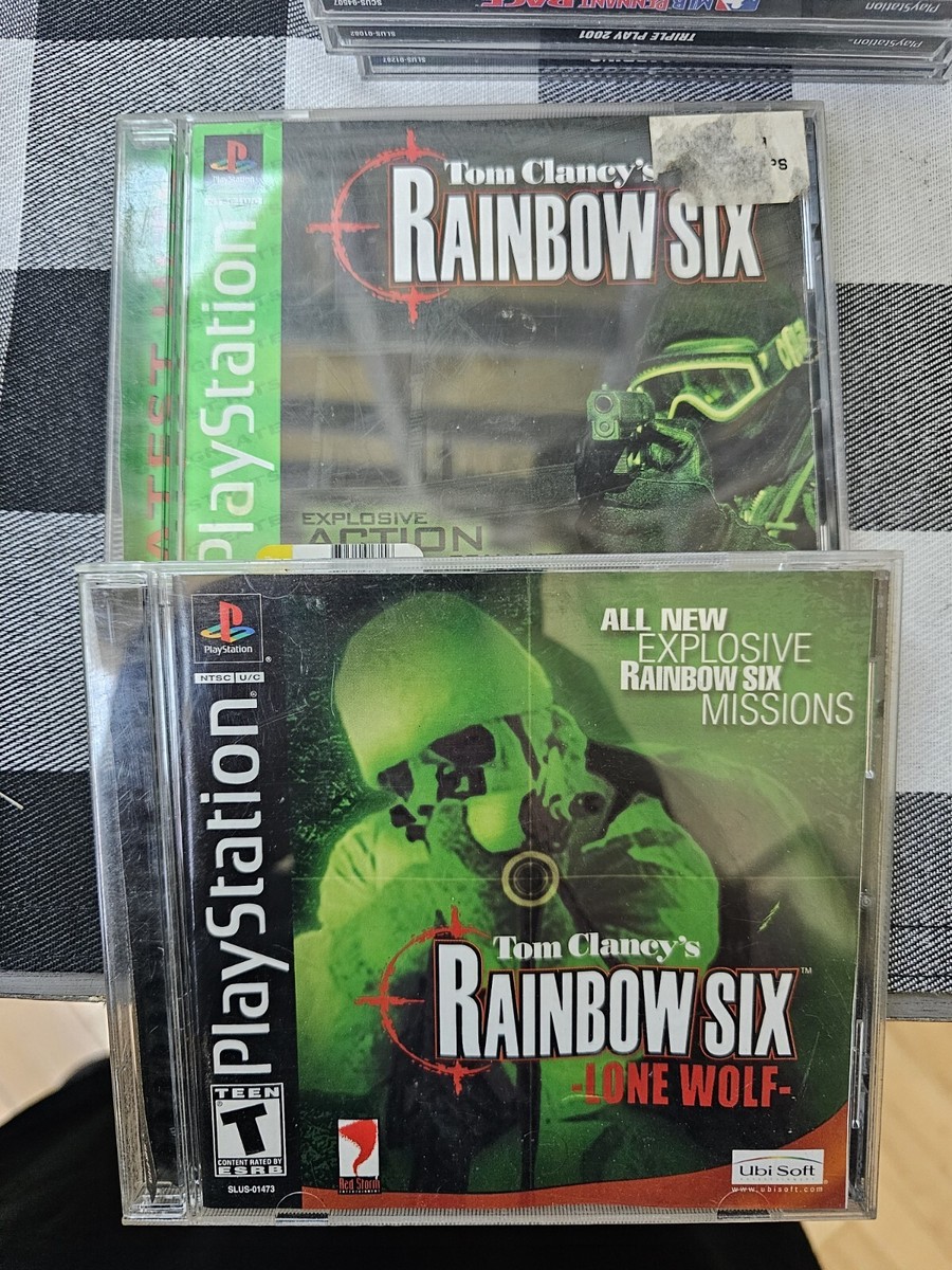 Tom Clancy's Rainbow Six & Lone Wolf PlayStation 1 PS1
