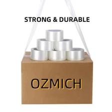 Up to 144Rolls 1.8"x2" x 50 Yards Carton Sealing Clear Packing Shipping Box Tape