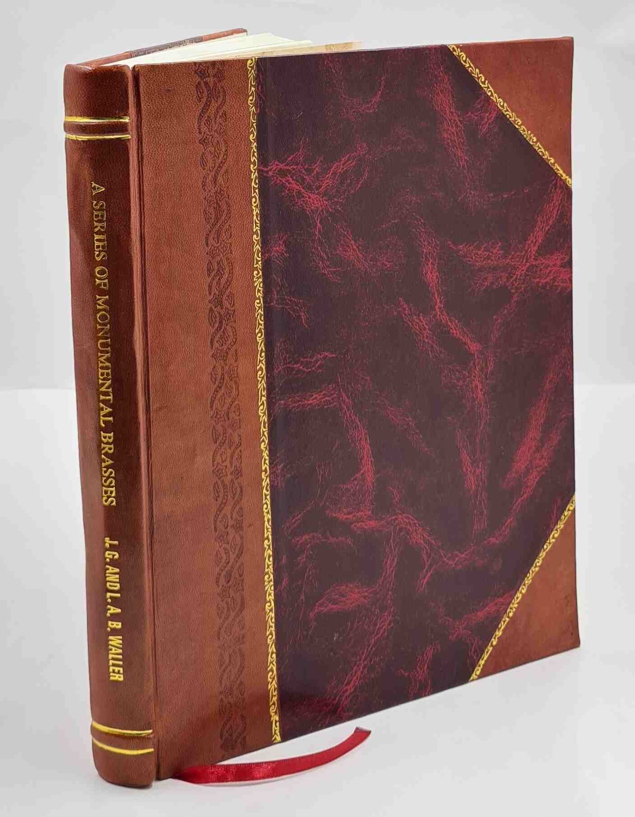 Monumental Brasses Collection 13th-16th Century Leather Bound Edition