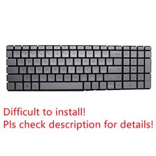 US Silver Backlit Keyboard for HP Envy 17-ae110nr Backlight