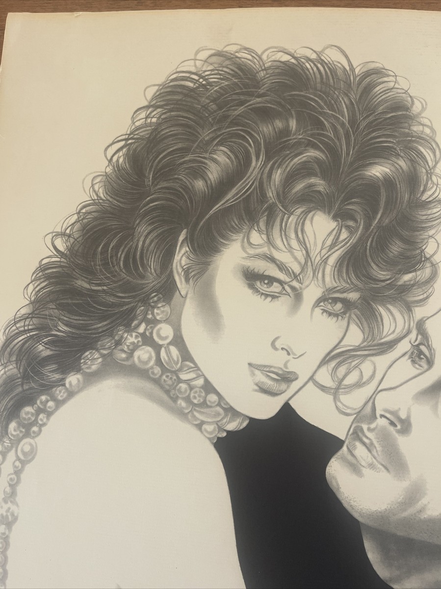 Vintage Pantene Professional Hairstyle Signed Posters 1980s Hair