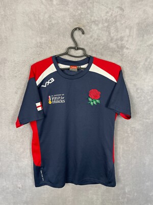 England Team Help For Heroes Jersey Rugby Shirt VX3 Mens Size M