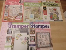 Lot of 5 Craft Stamper, Crafters Companion UK Magazines and Scrapbooking Mags