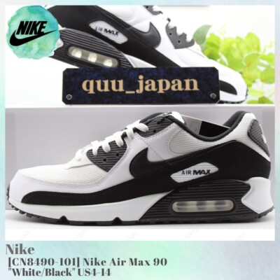 Nike Air Max 90 White/Black CN8490-101 Men's US4-14 NEW | eBay