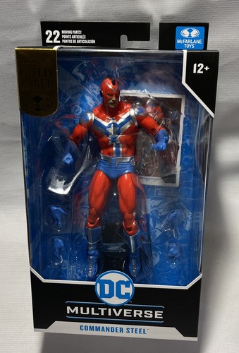 McFarlane COMMANDER STEEL (JSA) GOLD LABEL 7IN FIGURE . MIP! - Picture 2 of 5