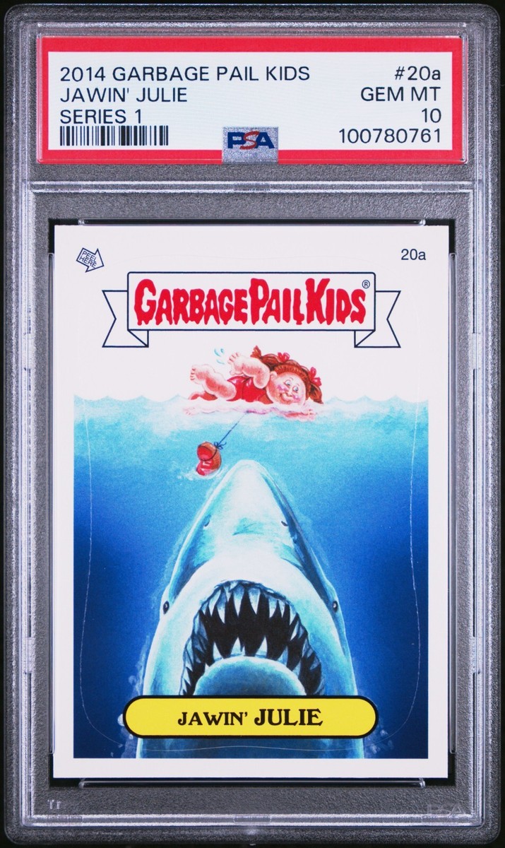 2014 Topps Garbage Pail Kids Series 1 S1 JAWIN JULIE 20a PSA 10