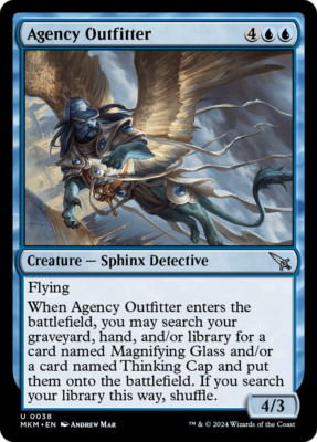 x4 Agency Outfitter MKM MTG 38 UNCOMMON M/NM 4x