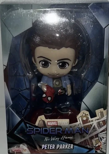 Hot Toys: Spiderman No Way Home Peter Parker Cosbaby Bobble-head (nuevo sellado)