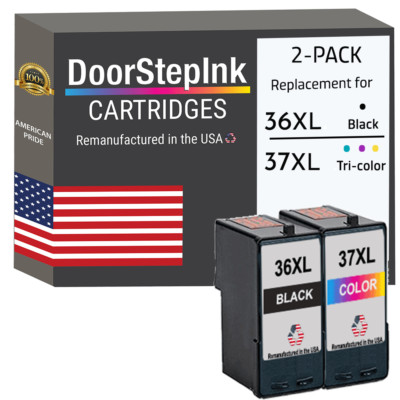 DoorStepInk Remanufactured In The USA Ink Cartridge For Lexmark 36XL