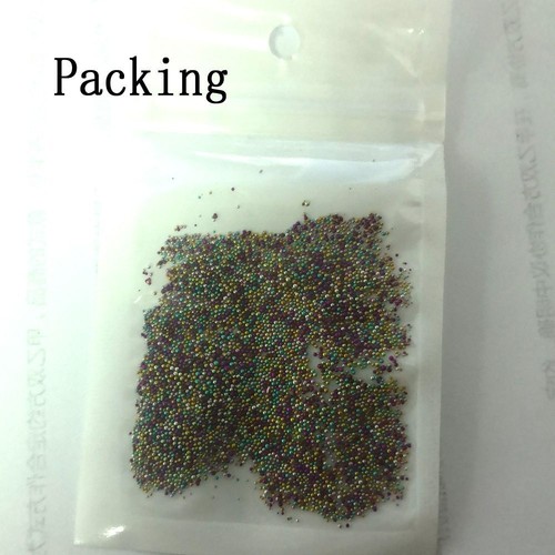 Micro Beads Rhinestones Caviar Glass Crystal Mixed Colors Stones Nail Art Decor - Picture 4 of 12