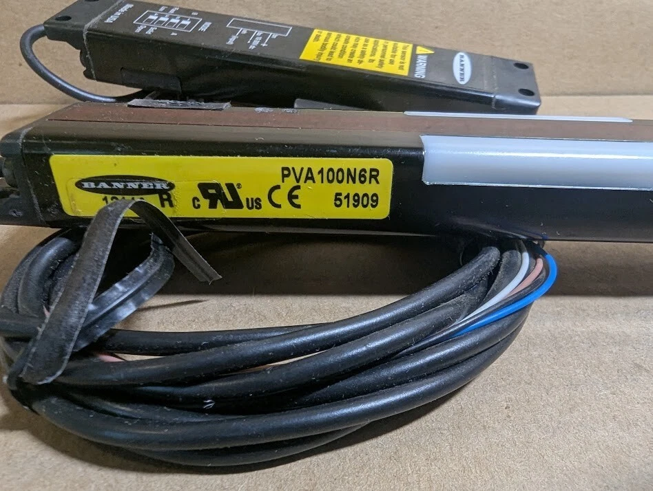 Banner Engineering PVA100N6R 100mm Array, Receiver, 2m, 24V, 51909 (New) - Image 3 of 4