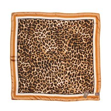 Vince Camuto Racing Leopard 100 Silk 36" Square Scarf VC2393