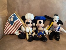 Disney's Mickey, Minnie  Goofy 4th of July Plush 2001