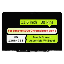 For Lenovo 500e Chromebook Gen 3 82JB 5D11C95886 LCD Touch Screen Replacement
