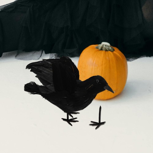 100 Pcs Crow Doll Paw Accessories Artificial Crows Making Material - Picture 12 of 12