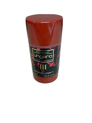 Ungaro Ill pour L'Homme Perfumed Deodorant Stick for Men 2.6 fl oz New