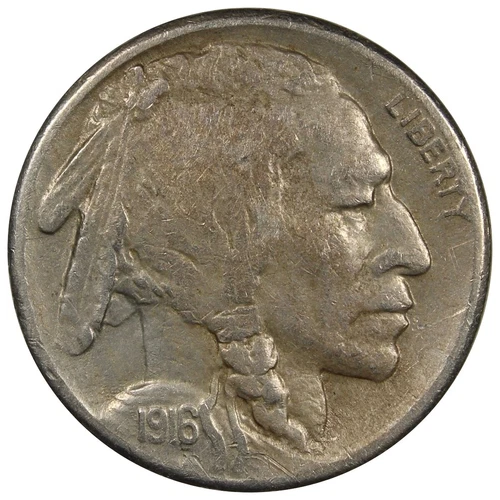 1916-S Buffalo Nickel VF+ Very Fine Details Coin A1579