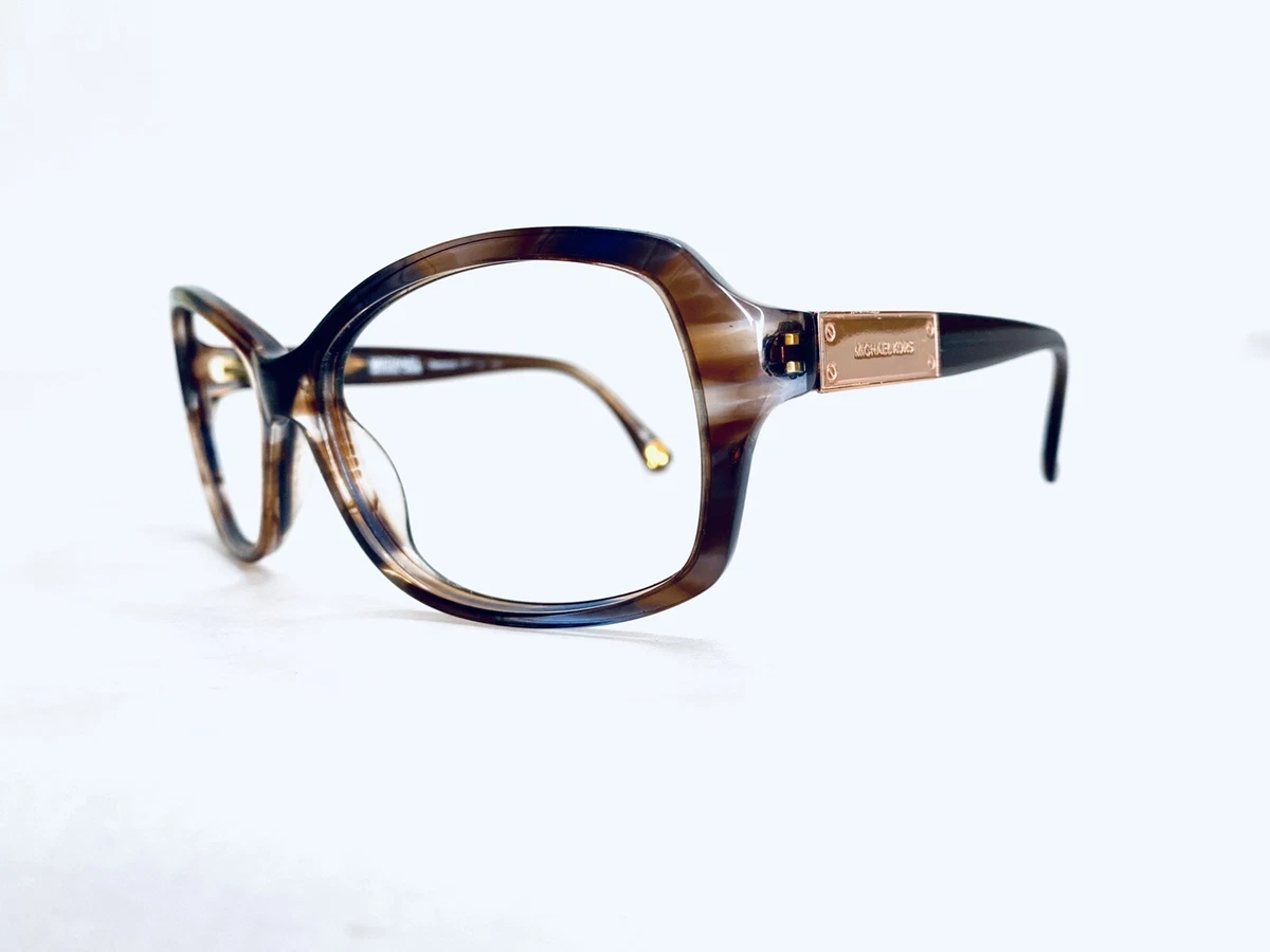 Michael Kors Eyeglasses Rectangular Brown Clear Claremont M2745S
