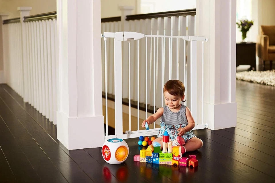 Munchkin Lindam 14 cm Pressure Fit Universal-Treppengitterverlängerung ✅ - Bild 3 von 3