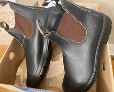 BLUNDSTONE ORIGINAL #500 STOUT BROWN LEATHER CHELSEA BOOTS SIZE 8 1/2 BRAND NEW