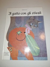 IL GATTO CON GLI STIVALI ILLUSTRAZIONI DI UNA FABBRI 1966 ANNI 60 DUEBELLEFIABE