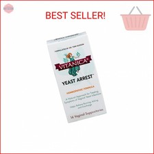 Vitanica Yeast Arrest, Homeopathic Vaginal Suppositories, for Yeast Infection Sy