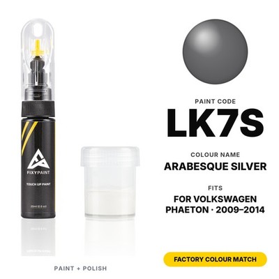 Touch Up Paint For Volkswagen Phaeton LK7S Arabesque Silver Set Ute Scratch Fix