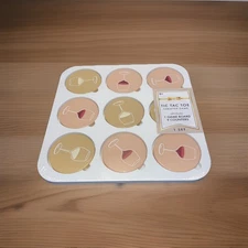 Wine Glasses Tic Tac Toe Tabletop Game New and Fun  11 3/4" x 11 3/4" 