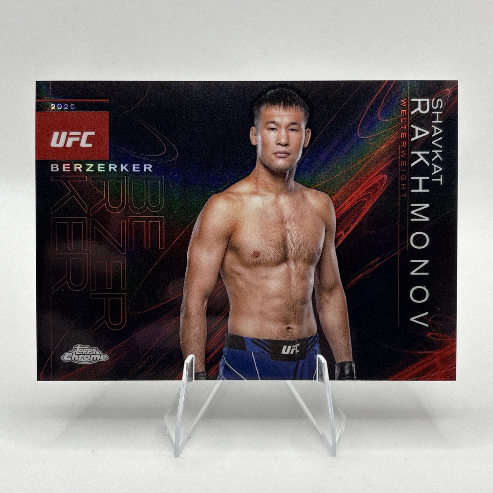 2025 Topps Chrome UFC #BZK-5 Shavkat Rakhmonov Berzerker SSP Case Hit