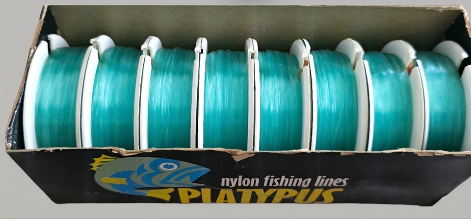 VTG Australian Mac's Brand PLATYPUS 19LBS •45MM, 50M Nylon Fishing Line Spools - image 3 of 4