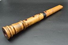 Japanese antique Vintage Shakuhachi Flute Instrument length 45.0cm Wooden Japan