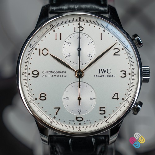 2024 IWC Portugieser Chronograph 41mm White Dial IW371604