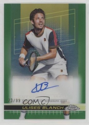 2024 Chrome Green Grass Court Refractor 23/99 Ulises Blanch Rookie Auto RC 15nq