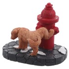 Christmas Puppy Statue Desk Accessories Funny Peeing Dog Ornament