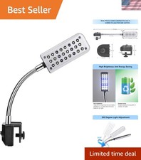 Stunning 360-Degree Adjustable LED Clip Light for Fish Tanks - Waterproof