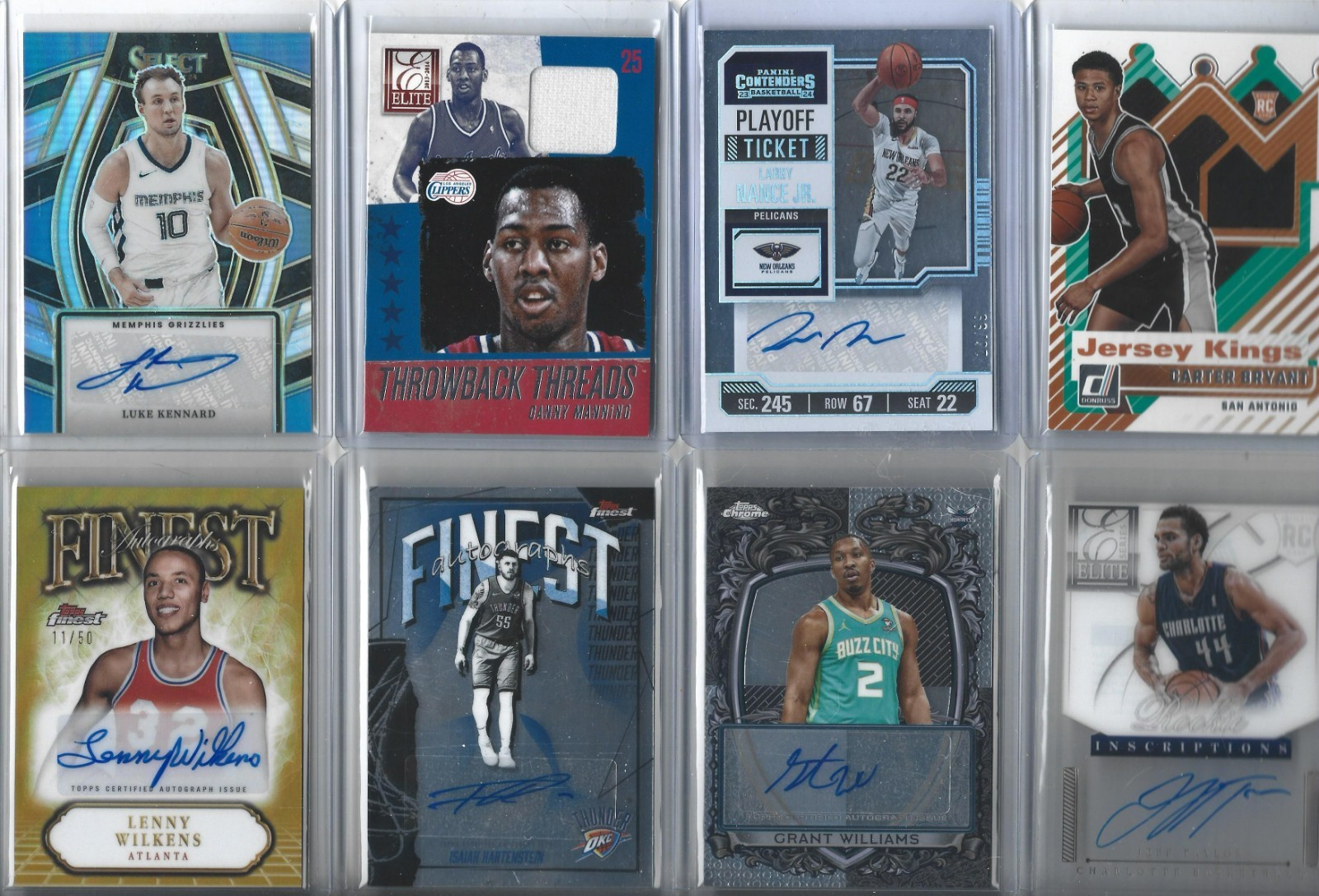 *13 BASKETBALL AUTOS GAME USED JERSEYS RELICS PATCHES CARD LOT* view 1