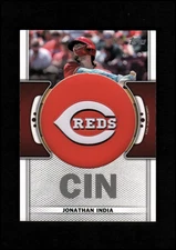 2023 Topps Team Logo Commemorative Patch #TLPJI Jonathan India - NM-MT