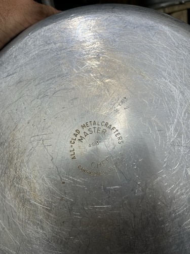 Vintage ALL-CLAD Metalcrafters Master Chef 403 Skillet 3-Quart - Picture 5 of 5