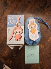 Pop Mart Labubu pin for love letter Y