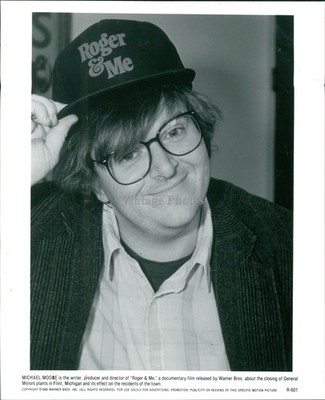 1989 Flint Michigan Michael Moore Roger And Me Historic Vintage Press Photo 8x10
