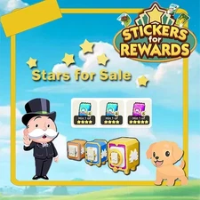 Monopoly Go Stars for Vault ( 50⭐️ - 800⭐️ Packs ) Instant Sending