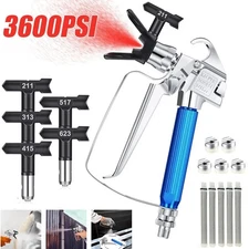 3600PSI Airless Paint Spray Gun High Pressure Airless Paint Sprayer Gun with Tip