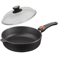 Skk Guss Schmorpfanne 32 Cm Induktion Bratpfanne Antihaft Griff Abnehmbar Deckel