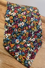 Vintage Liberty Of London Archival Design Floral Tie Cotton Made In USA 90s