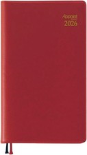 Daigo 2026 Planner, Appointment Weekly Horizontal, Red, E1012, 2025, December St