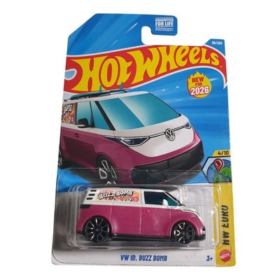 Hot Wheels VW ID Buzz Bomb Die-Cast Van New 2026 86/250 HW Euro Collectible Toy