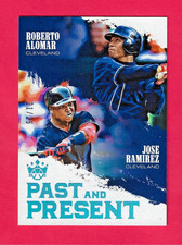 ALOMAR / RAMIREZ 2018 Panini Diamond Kings Past and Present HOLO BLUE /25 PP-7
