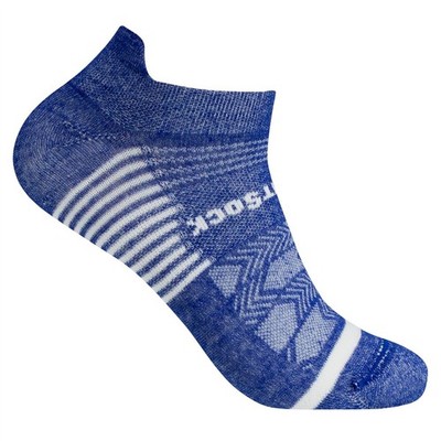 Wrightsock Sportsocke Sneakers in cobalt blue Anti-Blasen-System - Low Tab kurz