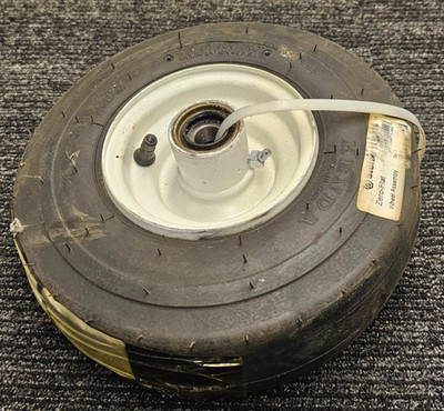 (QTY 1) Stens Zero-Flat Wheel Assembly 175-588 11x4.00 on 5 in. White Rim