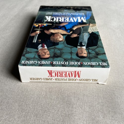 Maverick (VHS 1994) Western Mel Gibson Jodie Foster James Garner Richard Donner - Picture 5 of 10